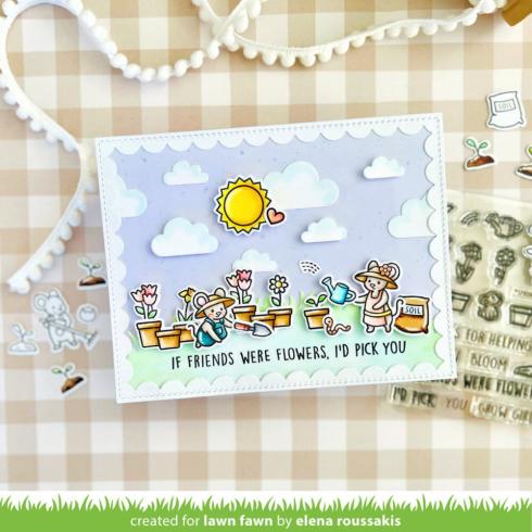 Lawn Fawn - Stempelset "Garden Mouse" Clear Stamp