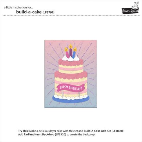 Lawn Fawn - Stanzschablone "Build-A-Cake" Dies