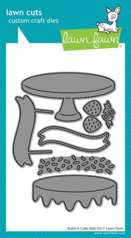 Lawn Fawn - Stanzschablone "Build-A-Cake" Add-on Die