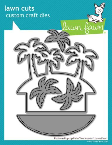 Lawn Fawn - Stanzschablone "Platform Pop-Up Palm Tree Inserts" Dies
