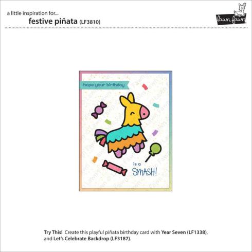 Lawn Fawn - Stanzschablone "Festive Piñata" Dies