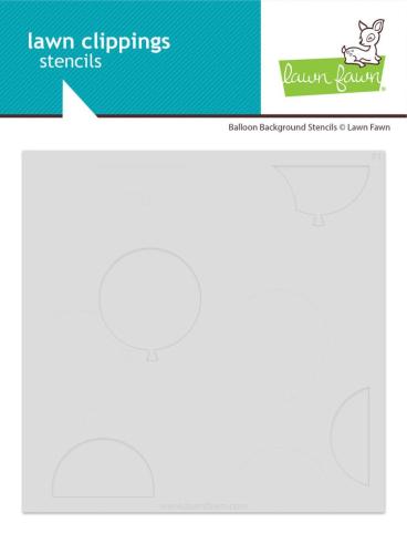Lawn Fawn - Schablone "Balloon Background" Stencil