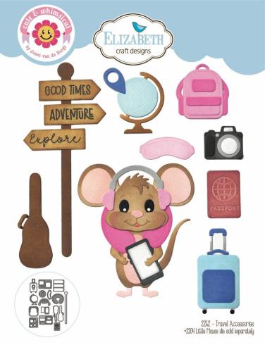 Elizabeth Craft Designs - Stanzschalone "Travel Accessories" Dies