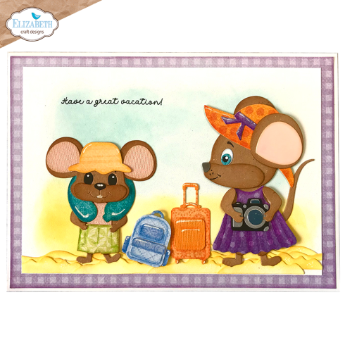 Elizabeth Craft Designs - Stanzschalone "Travel Accessories" Dies
