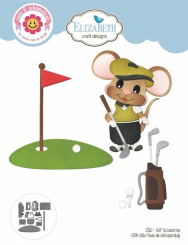 Elizabeth Craft Designs - Stanzschalone "Golf Accessories" Dies