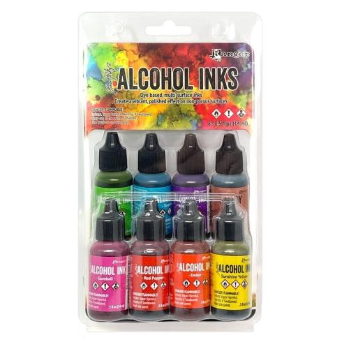 Ranger - Tim Holtz Alkoholtinte "Bright" Alcohol Ink 8x14ml