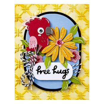 Spellbinders - Prägefolder "Cheerful Chirps" Embossingfolder
