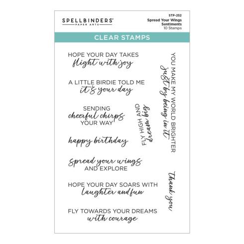 Spellbinders - Stempelset "Cheerful Chirps" Clear Stamps