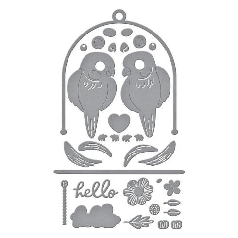 Spellbinders - Stanzschablone "Pretty Birds" Dies