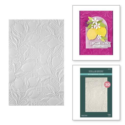 Spellbinders - Prägefolder "Lemon Fresco" Embossingfolder