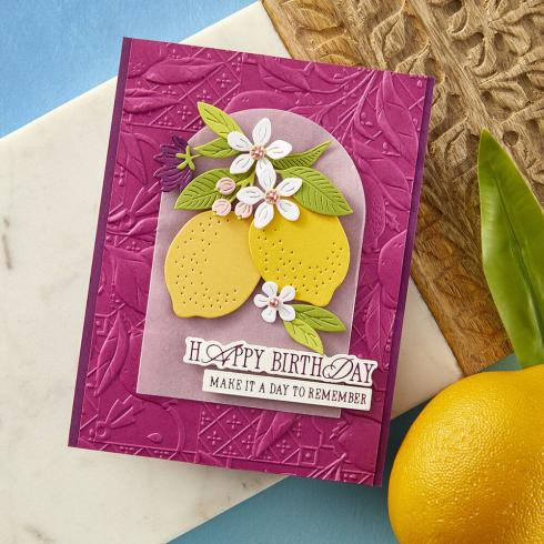 Spellbinders - Stanzschablone "Citrus Spritz" Dies