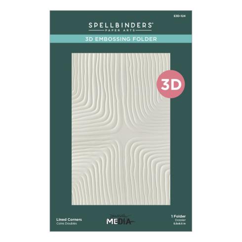 Spellbinders - Prägefolder "Lined Corners" Embossingfolder