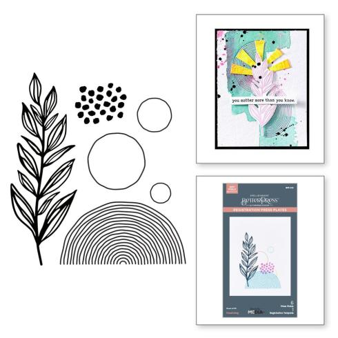 Spellbinders - Buchdrucktechnik "Flourishing" BetterPress Plate