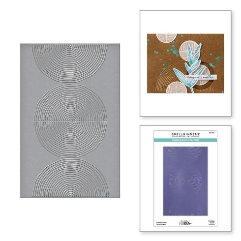 Spellbinders - Prägefolder "Lined Circles" Embossingfolder