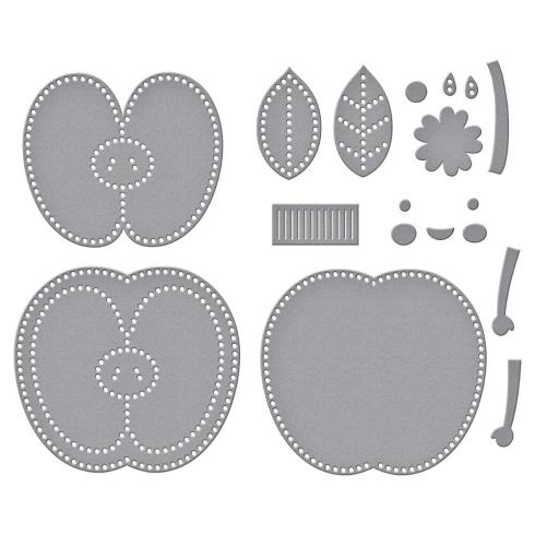 Spellbinders - Stanzschablone "Cheeky Apple" Dies
