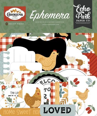 Echo Park - Stanzteile "Chickens" Ephemera