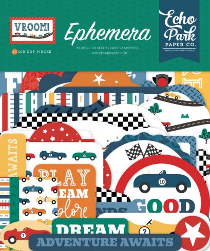 Echo Park - Stanzteile "Vroom!" Ephemera