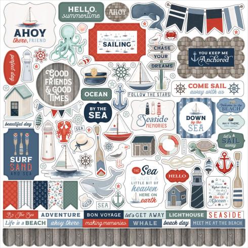 Carta Bella - Aufkleber "Seashore" Element Stickers 