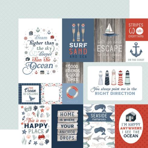 Carta Bella - Designpapier "Seashore" Collection Kit 12x12 Inch - 12 Bogen  
