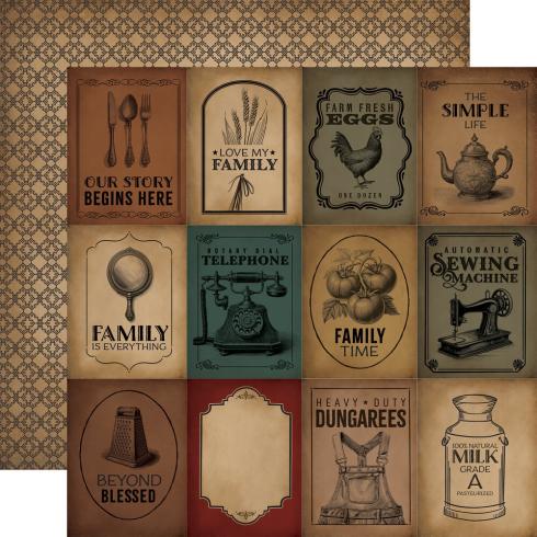 Carta Bella - Designpapier "Vintage Market" Collection Kit 12x12 Inch - 12 Bogen  