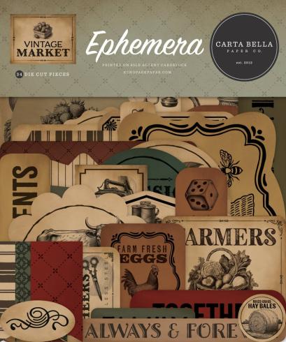Carta Bella - Stanzteile "Vintage Market" Ephemera