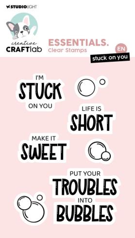 Creative Craft Lab - Studio Light - Stempelset "Stuck On You" Clear Stamps