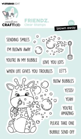 Creative Craft Lab - Studio Light - Stempelset "Blown Away" Clear Stamps