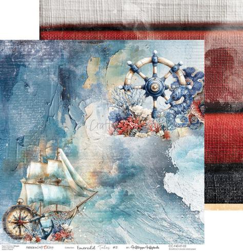 Craft OClock - Designpapier "Emerald Tales" Paper Pack 12x12 Inch - 6 Bogen