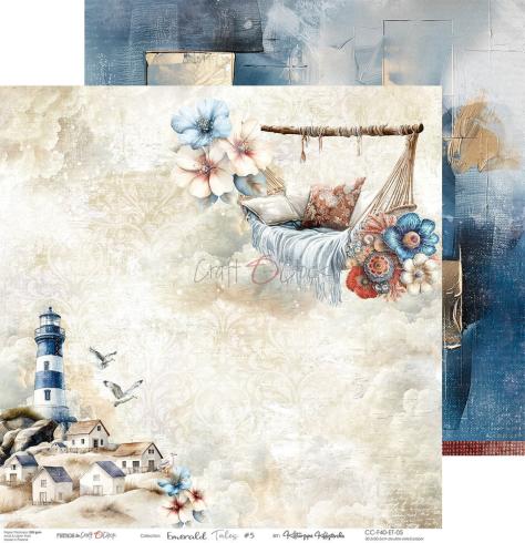 Craft OClock - Designpapier "Emerald Tales" Paper Pack 12x12 Inch - 6 Bogen