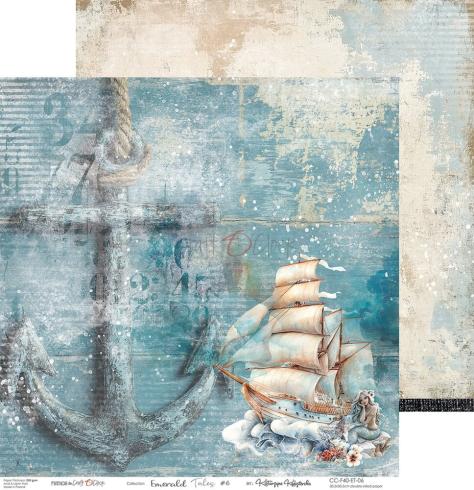 Craft OClock - Designpapier "Emerald Tales" Paper Pack 12x12 Inch - 6 Bogen