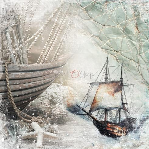 Craft OClock - Designpapier "Emerald Tales" Paper Pack 6x6 Inch - 24 Bogen