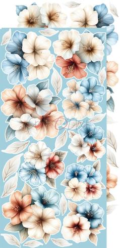 Craft OClock - Ausschneidebogen "Emerald Tales" Extra Set Flowers & More - 18 Bogen