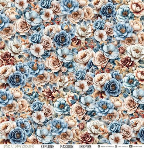 Craft OClock - Designpapier "Mindfulness Time" Paper Pack 12x12 Inch - 6 Bogen