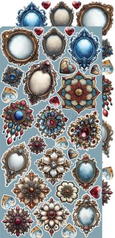 Craft OClock - Ausschneidebogen "Mindfulness Time" Extra Set Mix - 18 Bogen