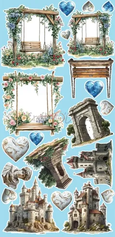 Craft OClock - Ausschneidebogen "Summer Adventures" Extra Set Chill & Relax - 18 Bogen