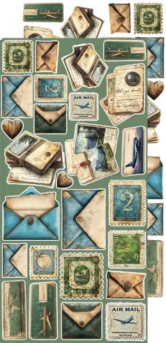 Craft OClock - Ausschneidebogen "Summer Adventures" Extra Set Trip & Adventure - 18 Bogen