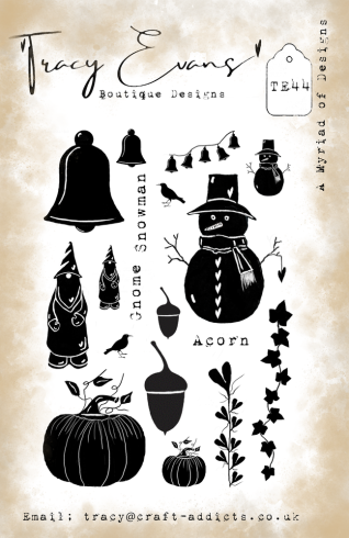 Tracy Evans - Stempelset "A Myriad of Designs" Clear Stamps