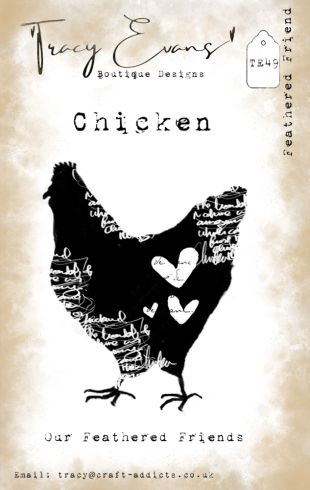 Tracy Evans - Stempelset "Feathered Friend" Clear Stamps