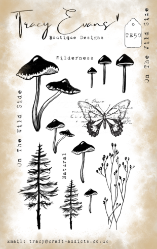 Tracy Evans - Stempelset "On The Wild Side" Clear Stamps