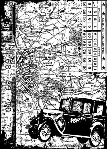 Stampers Anonymous - Gummistempel "Car" Cling Stamp Design by Tim Holtz