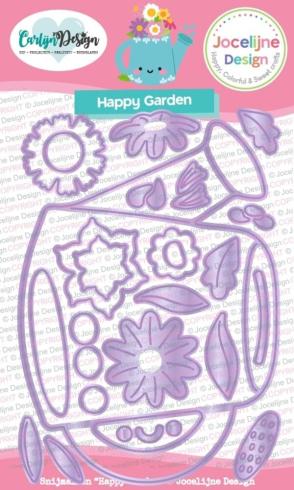 Carlijn Design - Stanzschablone "Happy Garden" Dies 