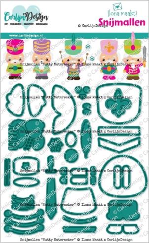 Carlijn Design - Stanzschablone "Nutty Nutcracker" Dies 