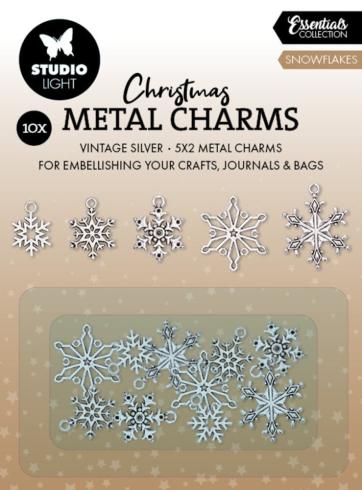 Studio Light - Metallanhänger "Snowflakes" Metal Charms 