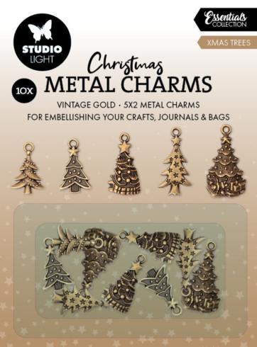 Studio Light - Metallanhänger "Xmas Trees" Metal Charms 
