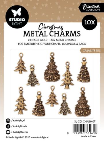 Studio Light - Metallanhänger "Xmas Trees" Metal Charms 