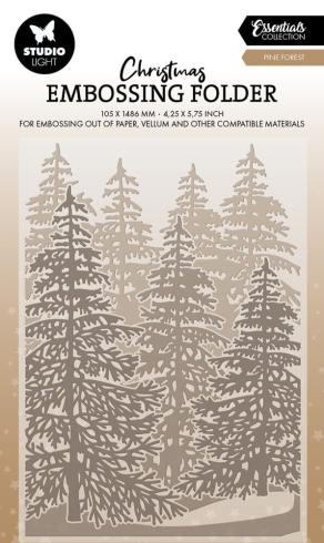 Studio Light - Prägefolder "Pine Forest" 3D Embossingfolder