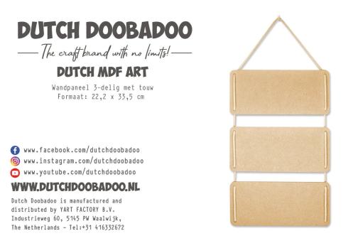 Dutch Doobadoo - Holzteile "Hanging Panels" Dutch MDF Art