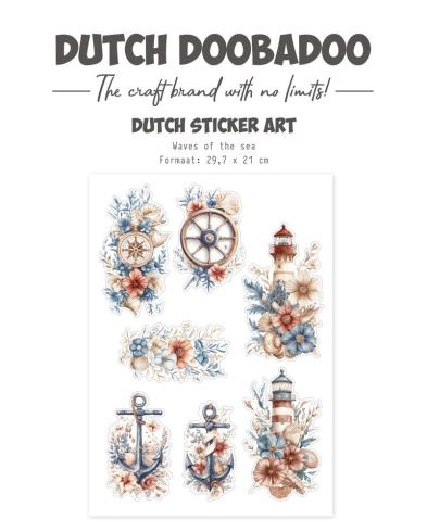 Dutch Doobadoo - Aufkleber "Waves at the Sea" Sticker