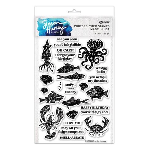 Ranger - Stempelset by Simon Hurley Create "Under the Sea" Clear Stamps