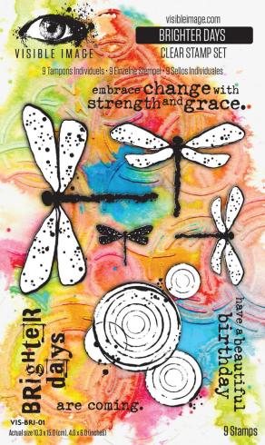 Visible Image - Stempelset 4x6 Inch "Brighter Days" Clear Stamps
